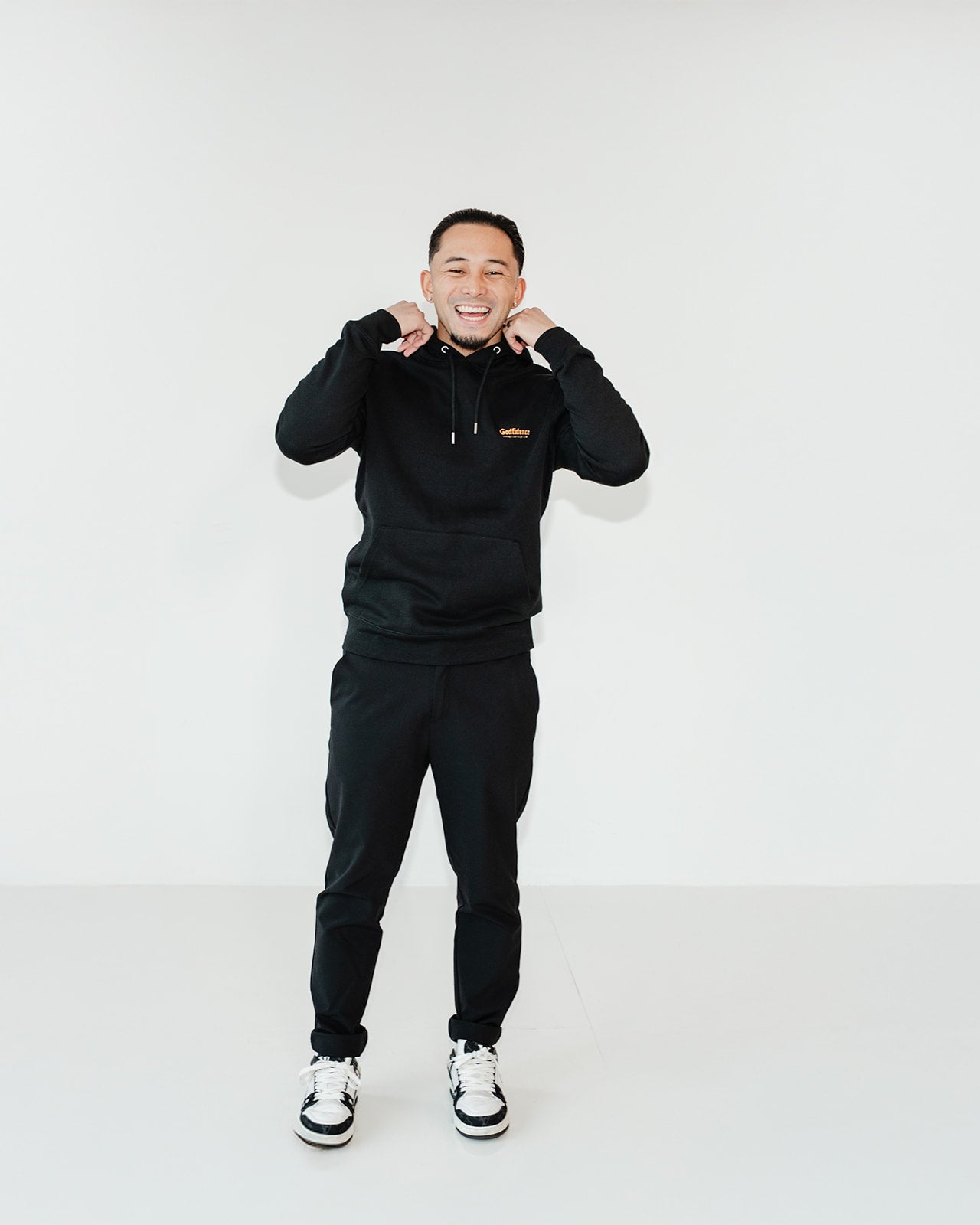 Godfidence Unisex Essential Eco Hoodie Black