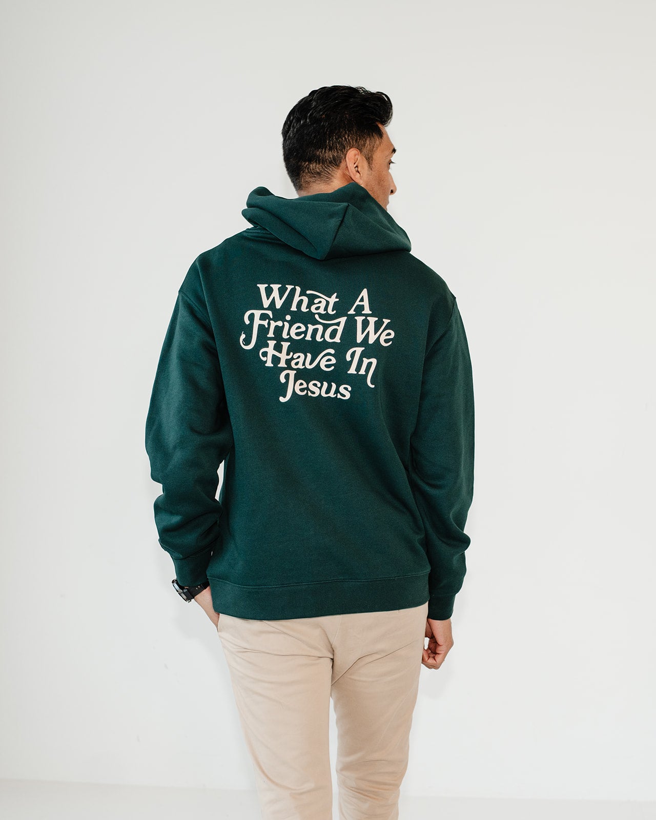 what a friend we have in jesus Unisex oversized hoodie Green