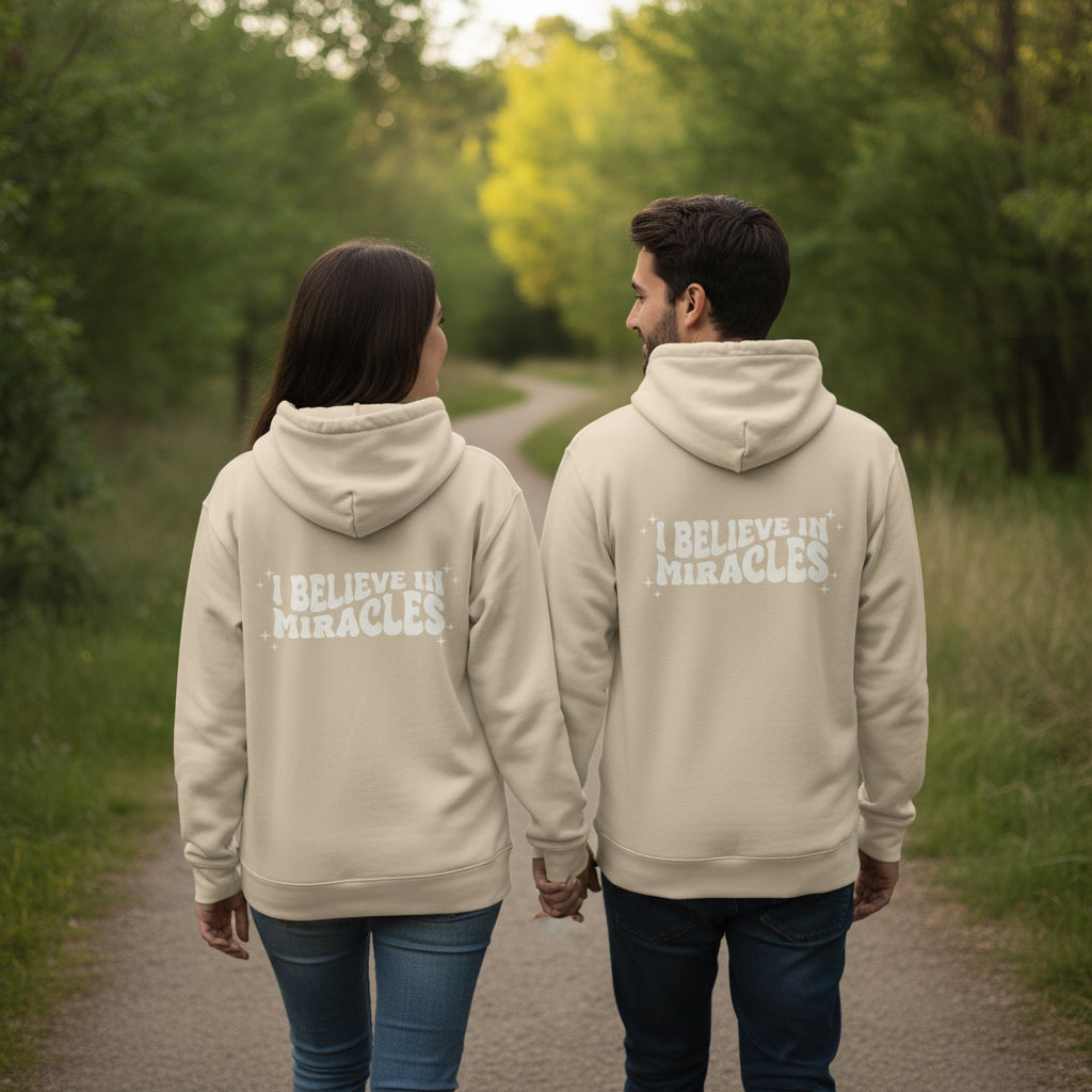 I Believe In Miracles – Christelijke Unisex Oversized Hoodie