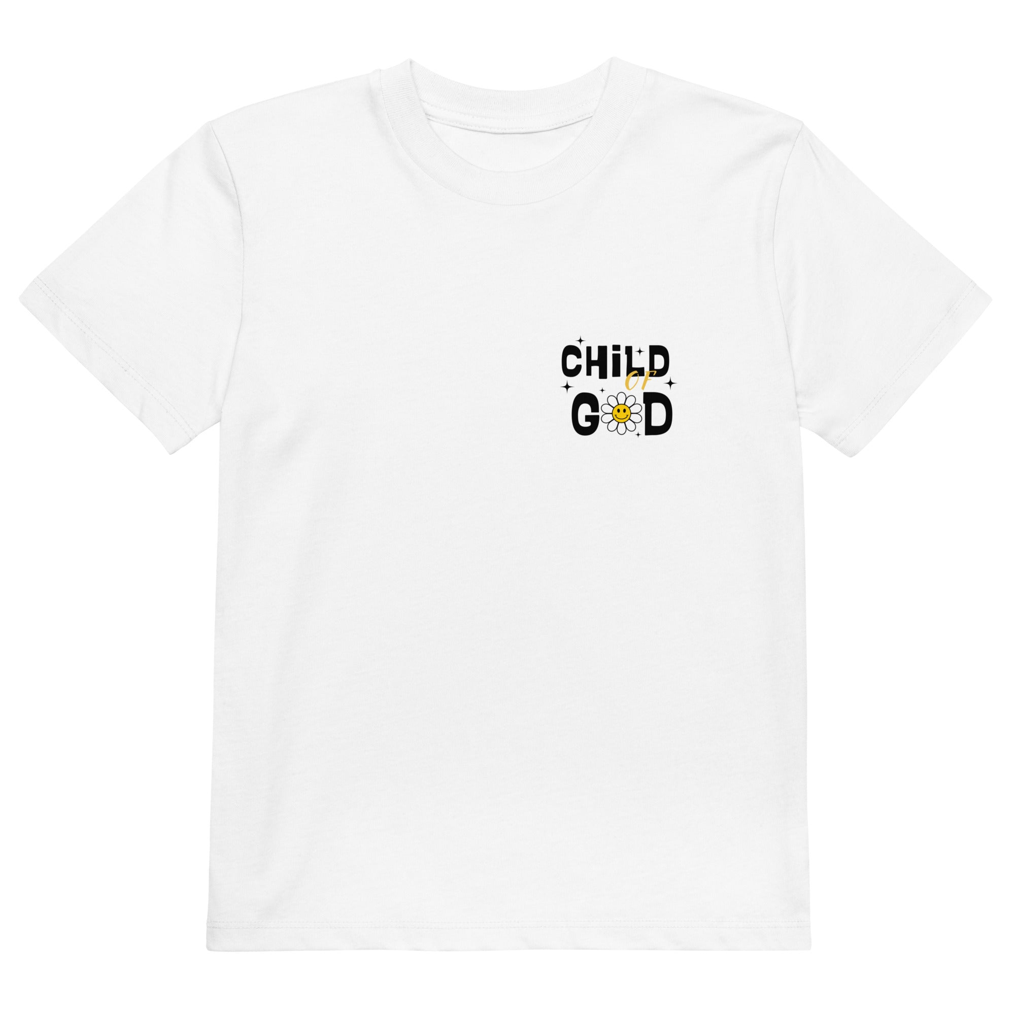 child of God organic cotton kids t-shirt white