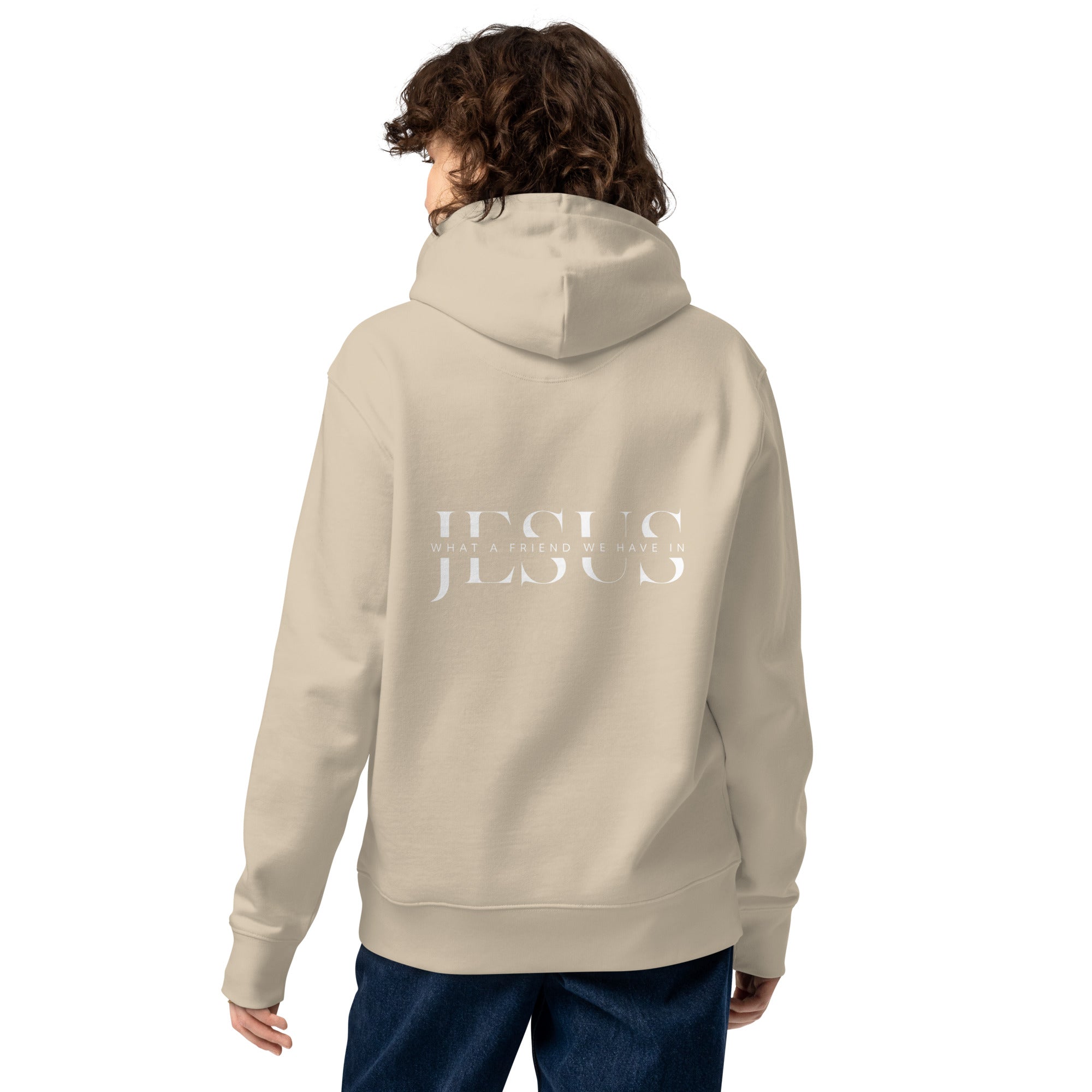Jesus what a friend we have Unisex essential eco hoodie different colors