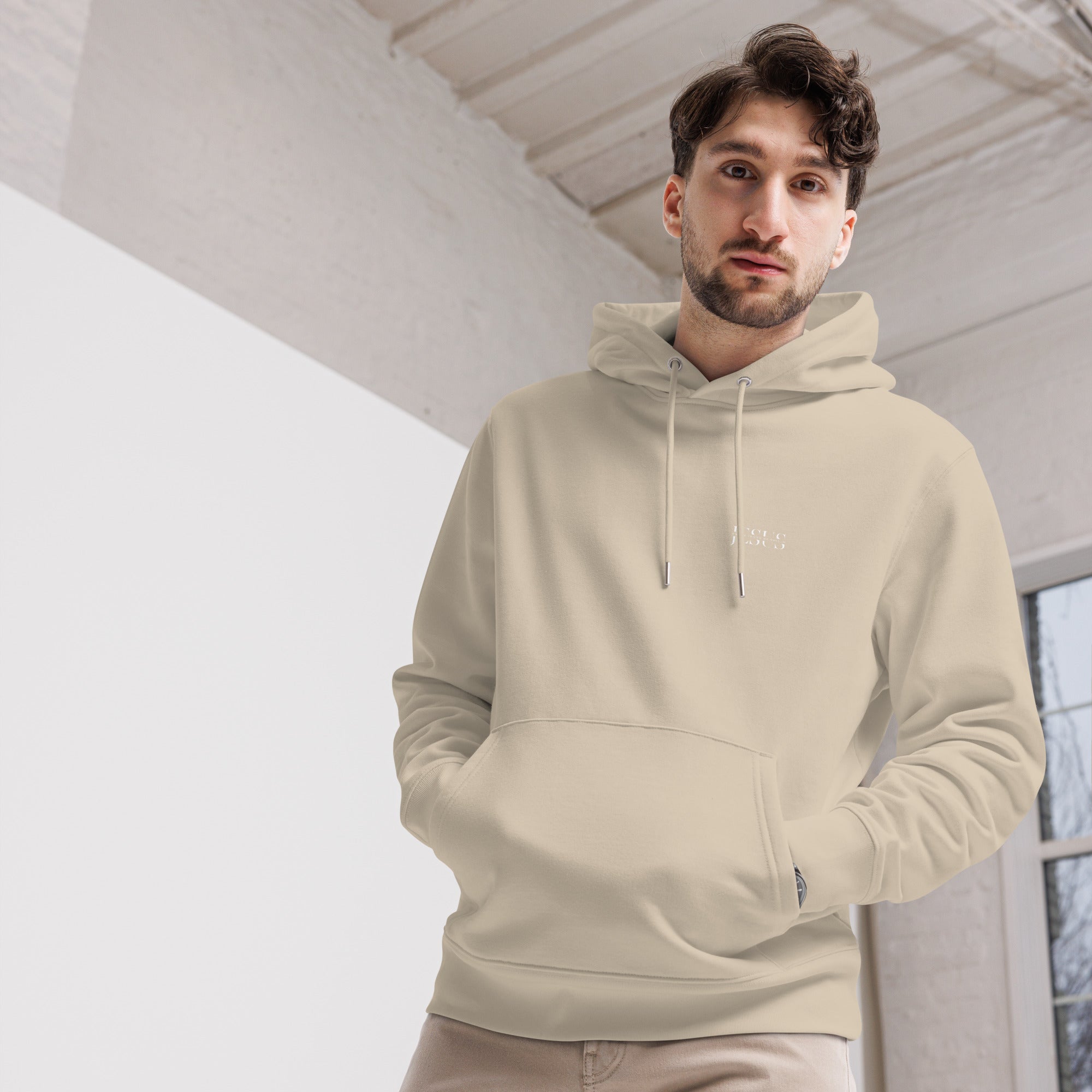 Jesus what a friend we have Unisex essential eco hoodie different colors
