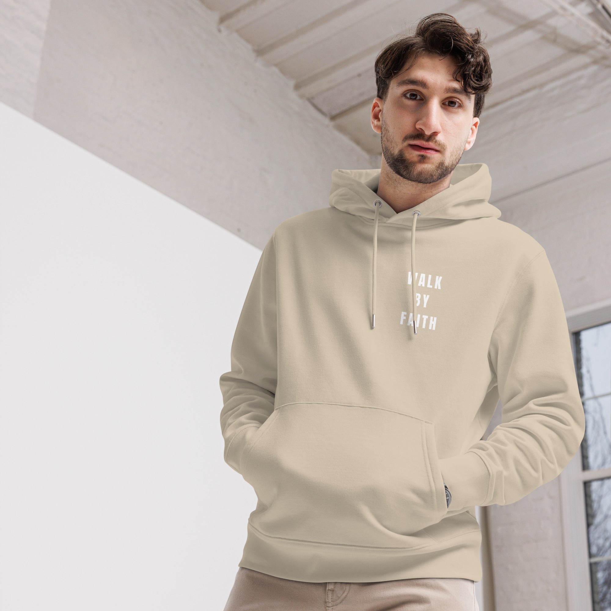 Walk by Faith unisex essential eco hoodie