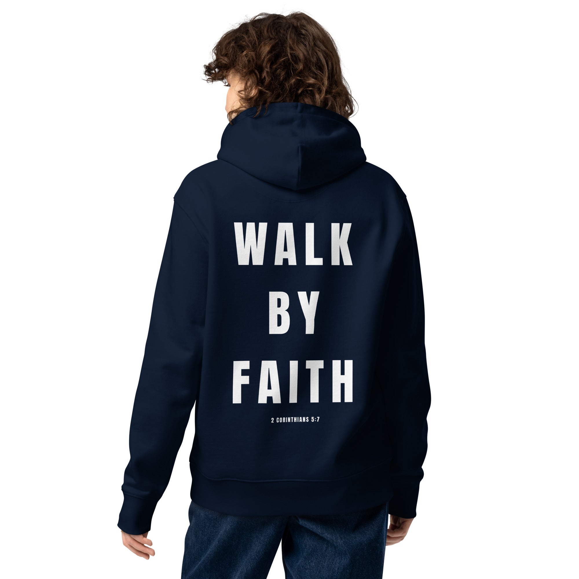 Walk by Faith unisex essential eco hoodie