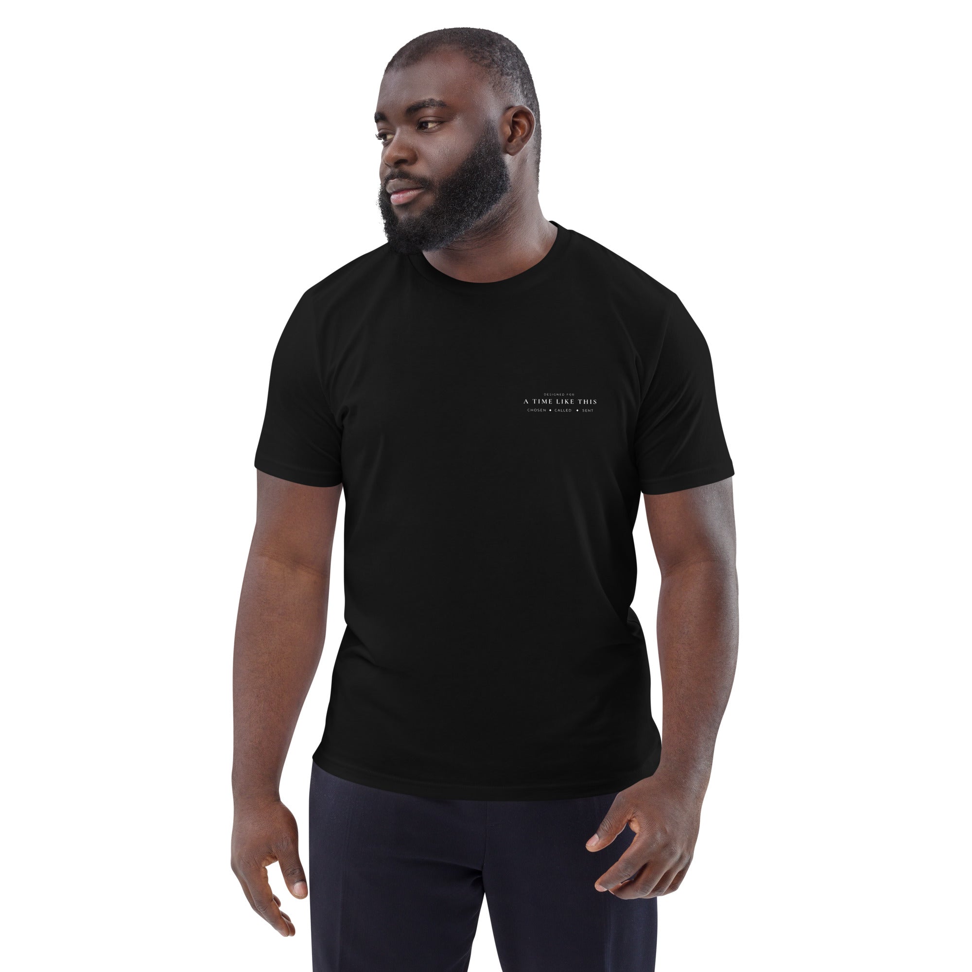 Hooked by Grace unisex organic cotton t-shirt black