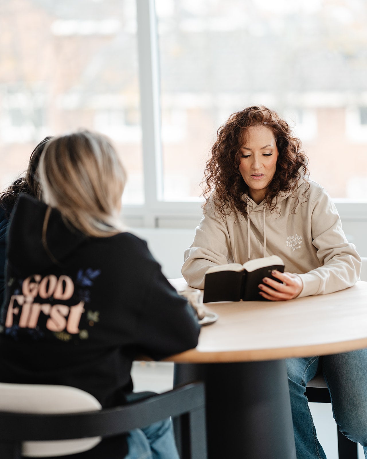 What a friend we have in Jesus Unisex Essential Eco Hoodie Desert Dust