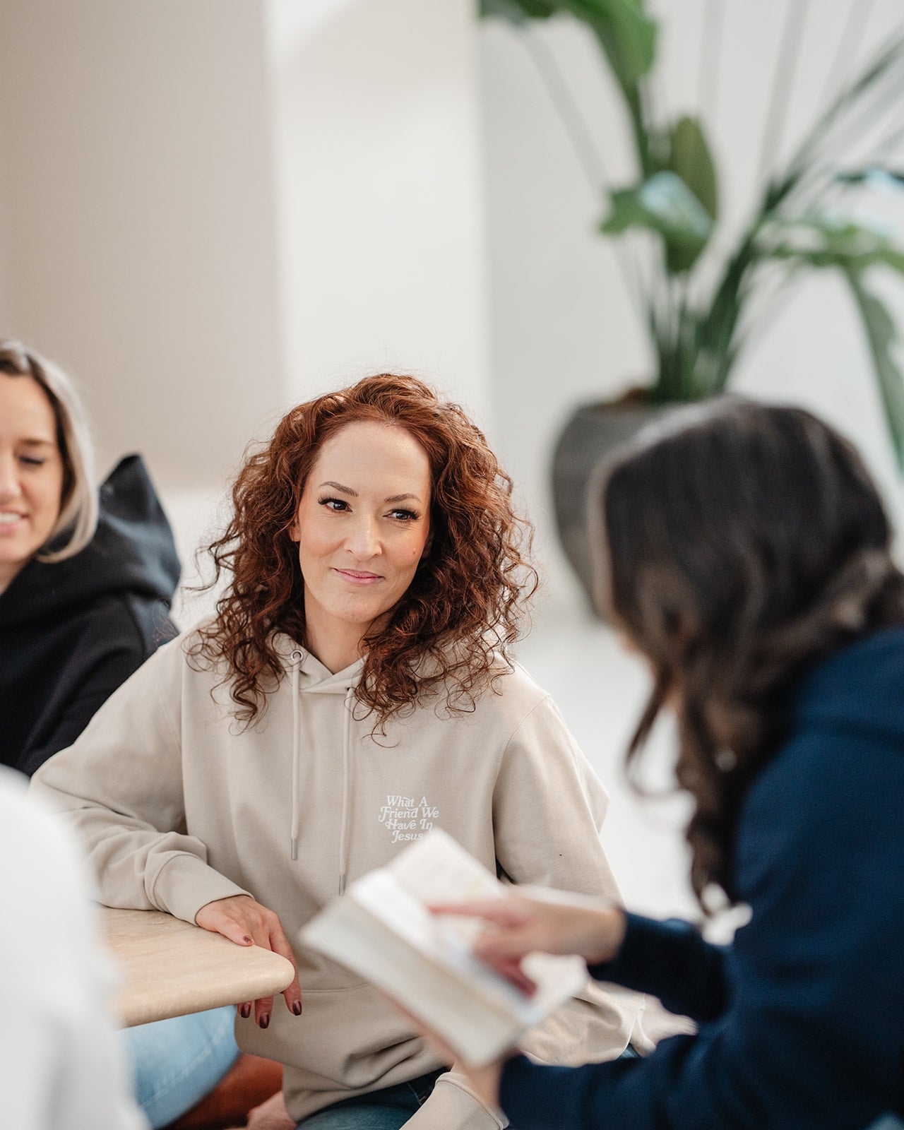 What a friend we have in Jesus Unisex Essential Eco Hoodie Desert Dust