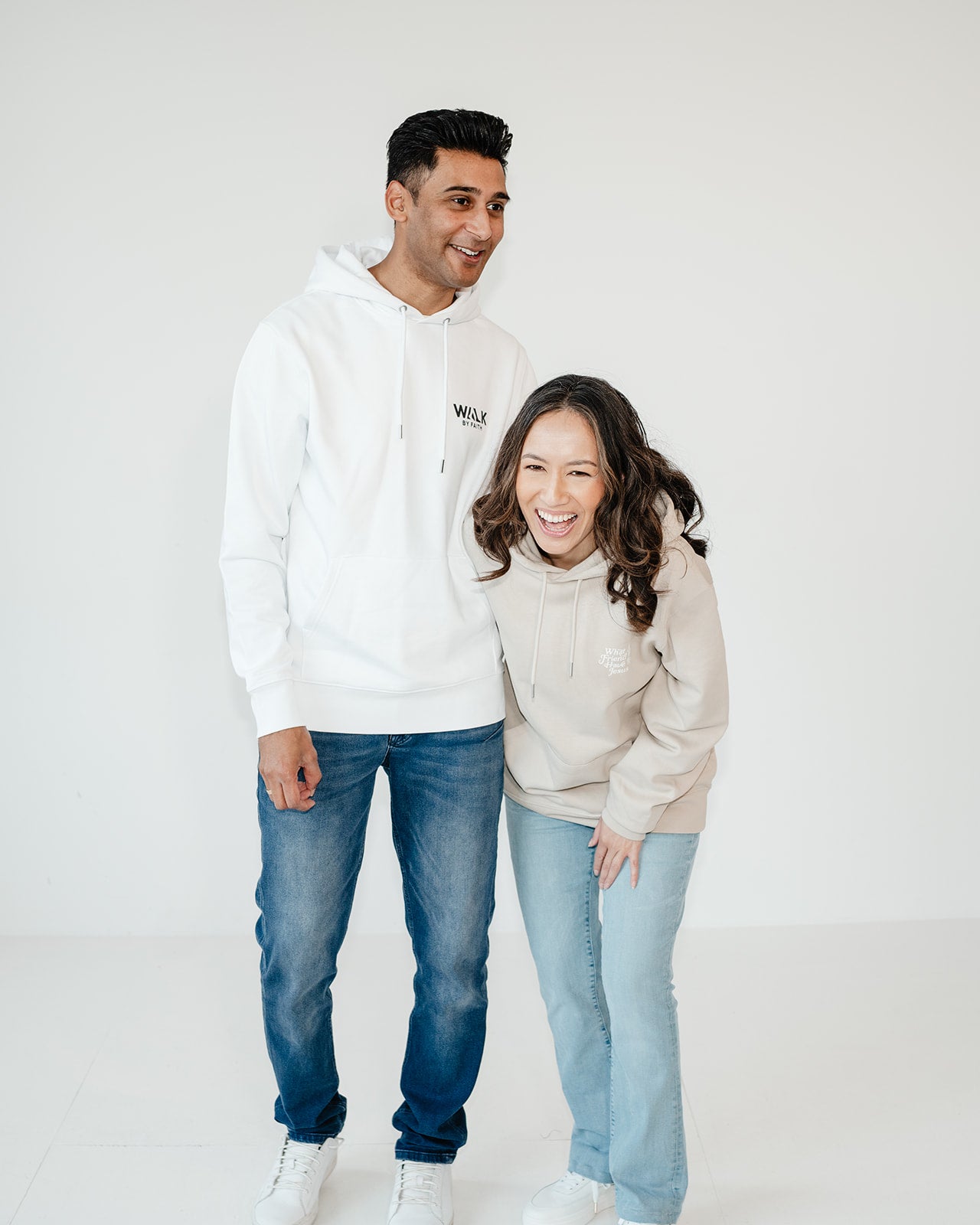 What a friend we have in Jesus Unisex Essential Eco Hoodie Desert Dust