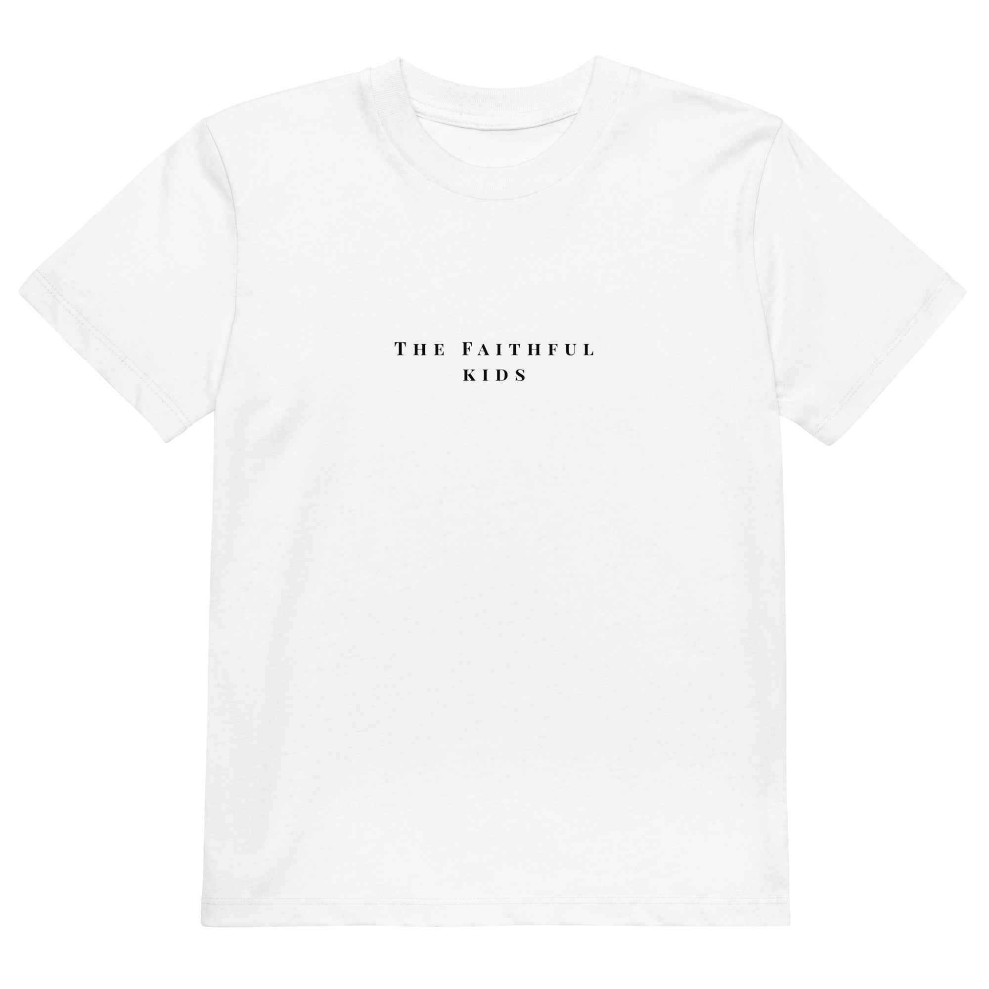 Created by the creator organic cotton kids t-shirt white