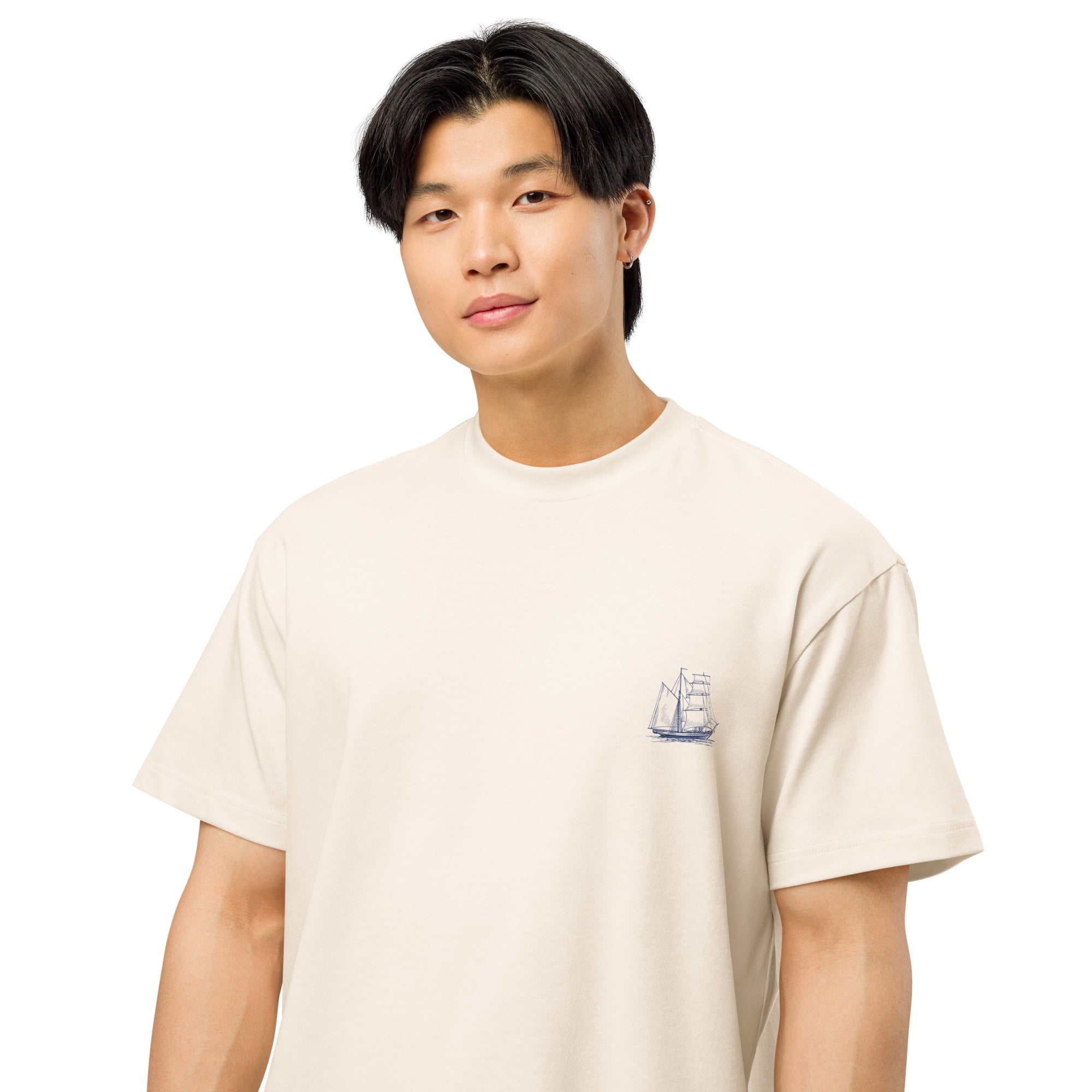 called to the deep oversized t-shirt vintage white