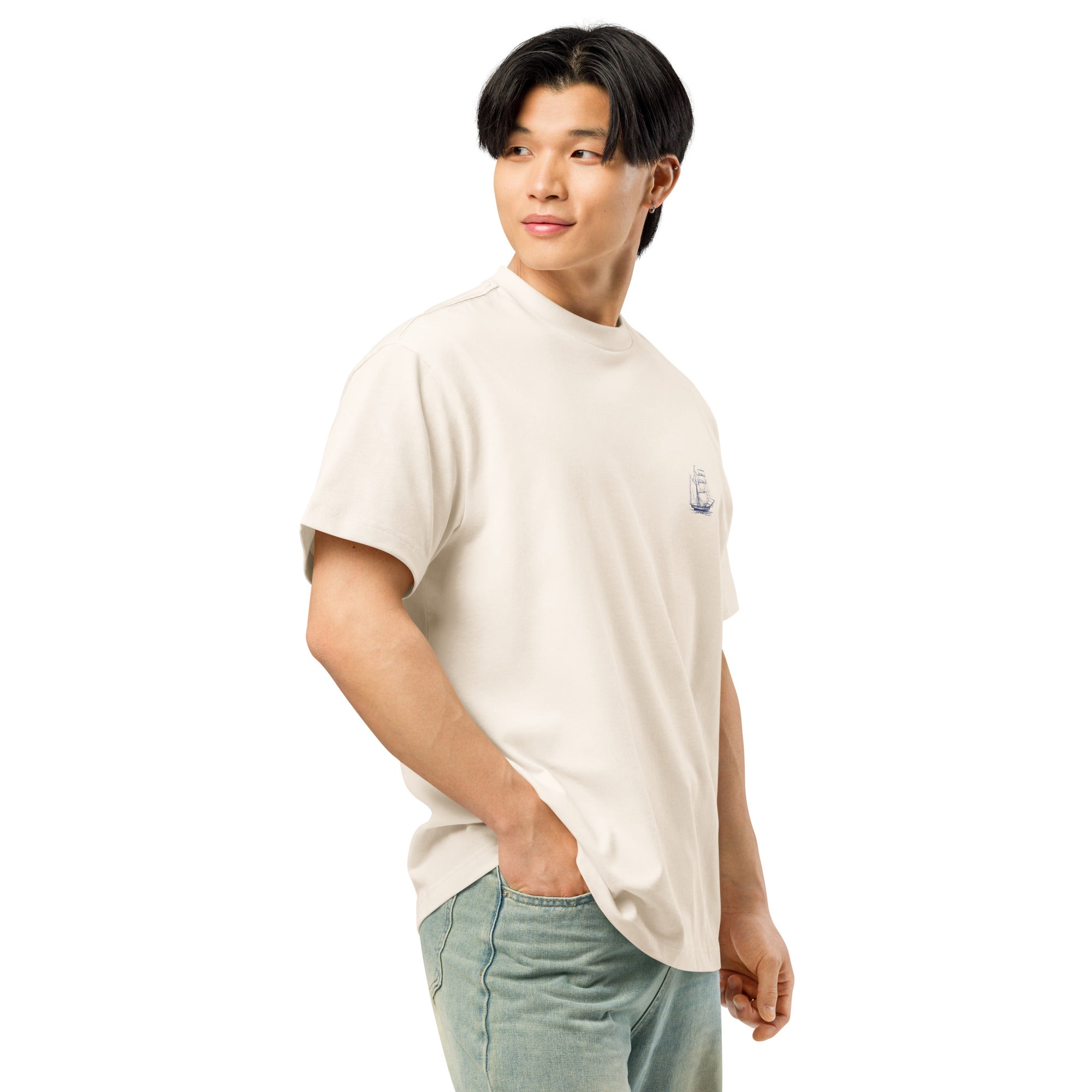 called to the deep oversized t-shirt vintage white