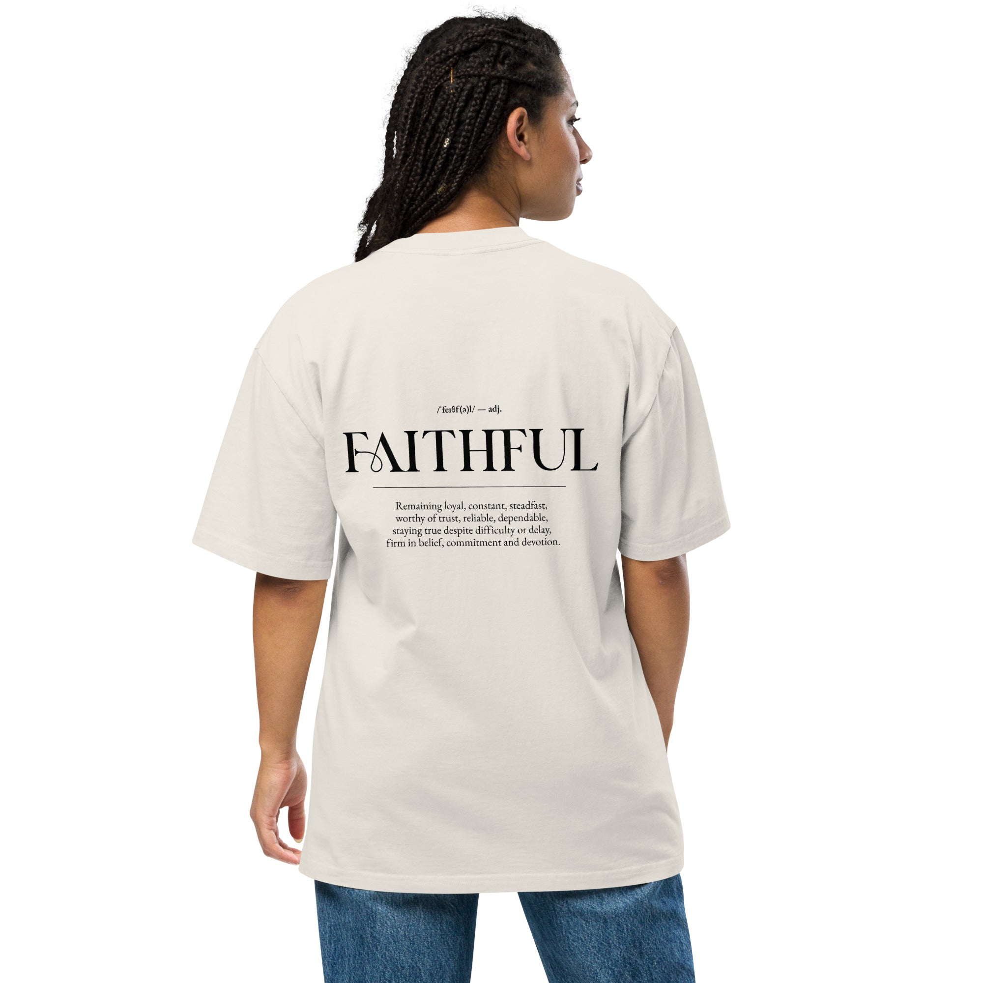 Faithful oversized faded t-shirt different colors