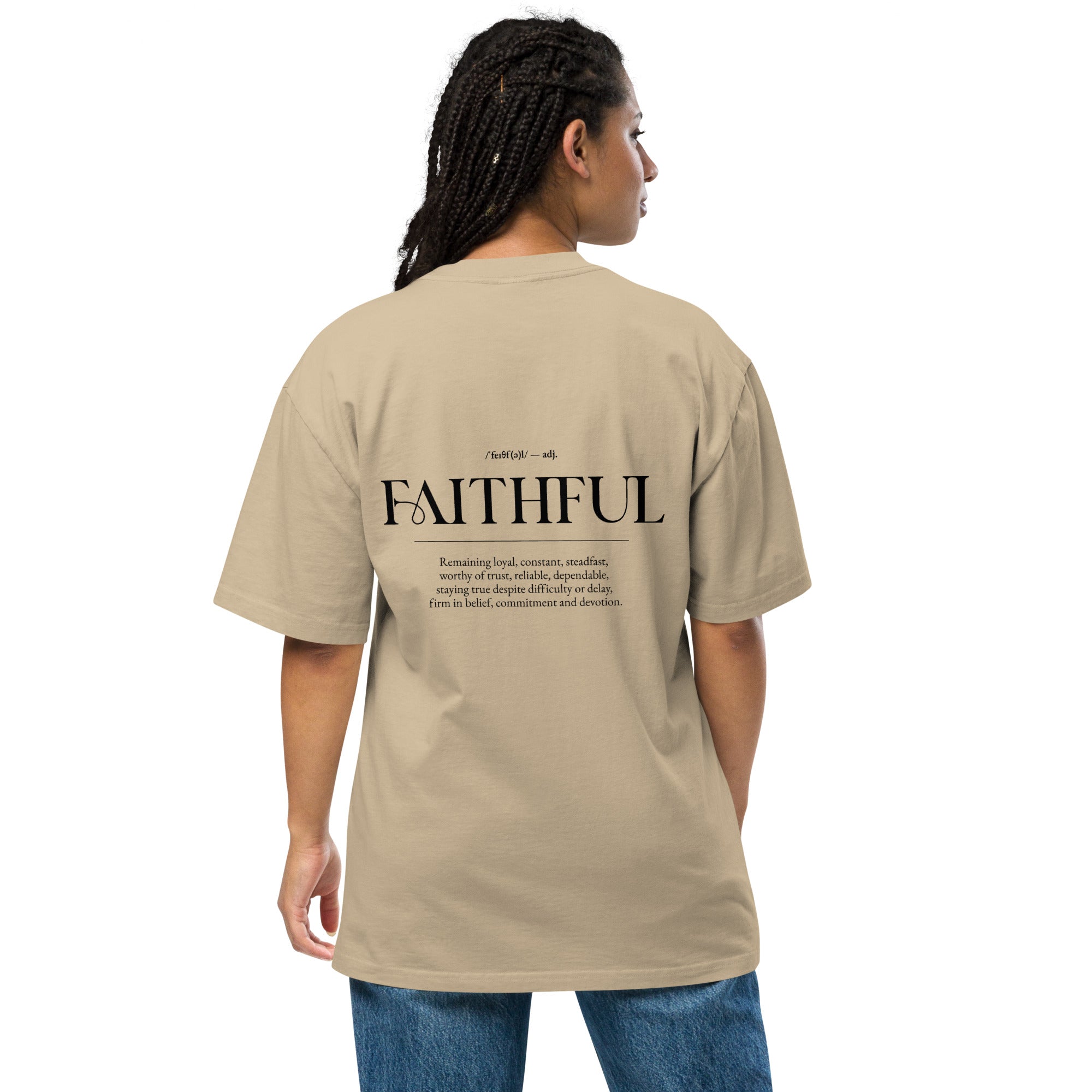Faithful oversized faded t-shirt different colors