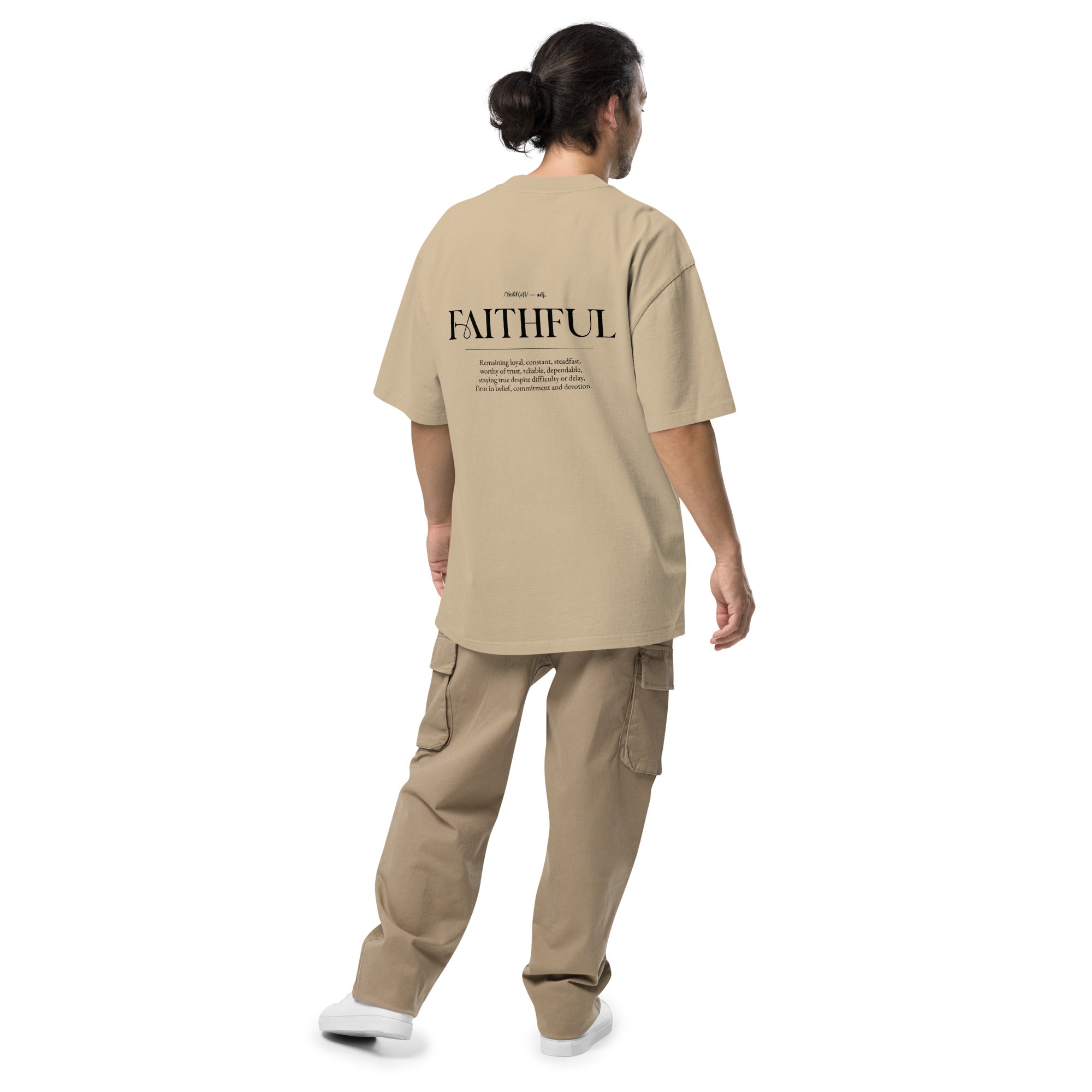 Faithful oversized faded t-shirt different colors