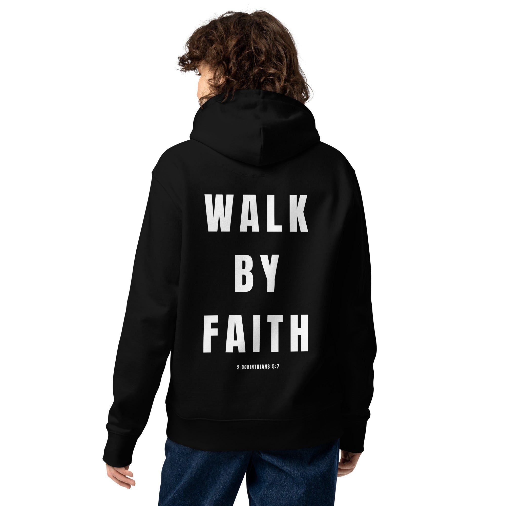 Walk by Faith unisex essential eco hoodie
