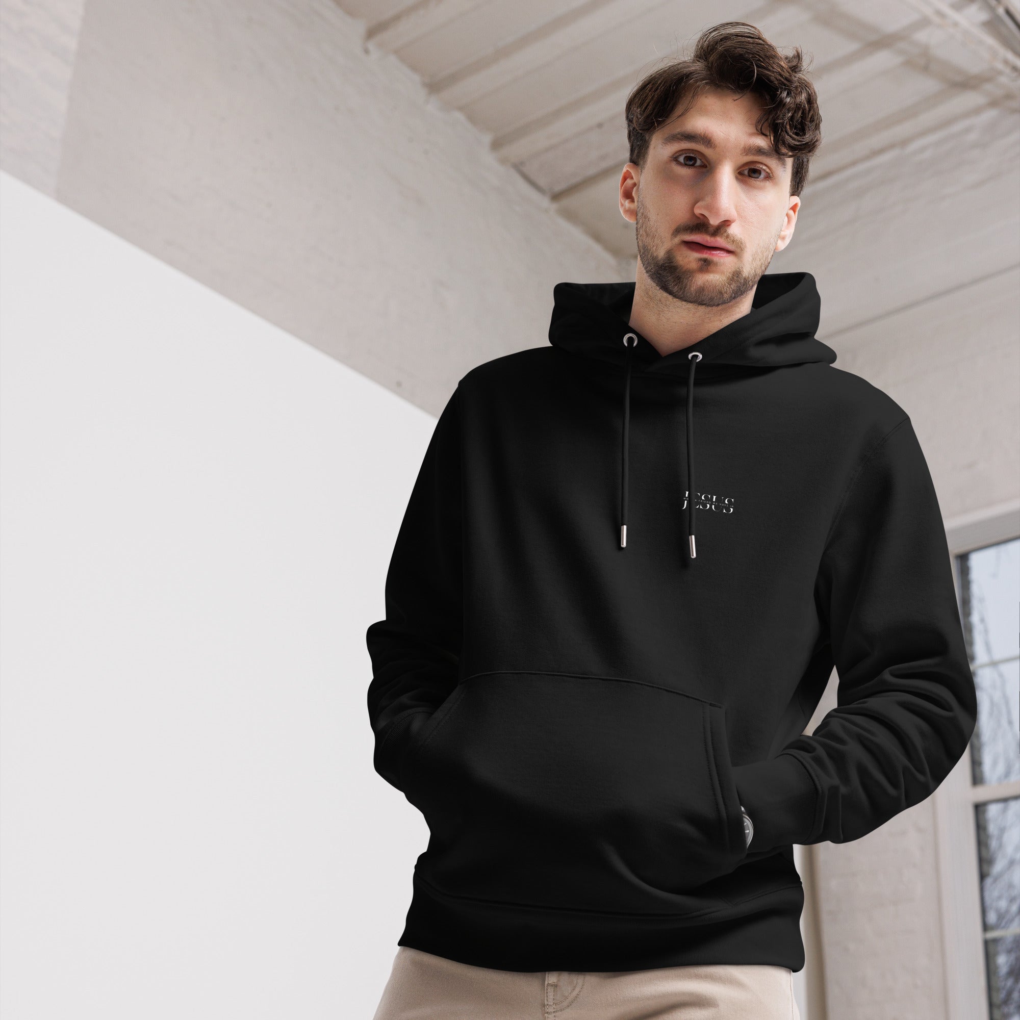 Jesus what a friend we have Unisex essential eco hoodie different colors