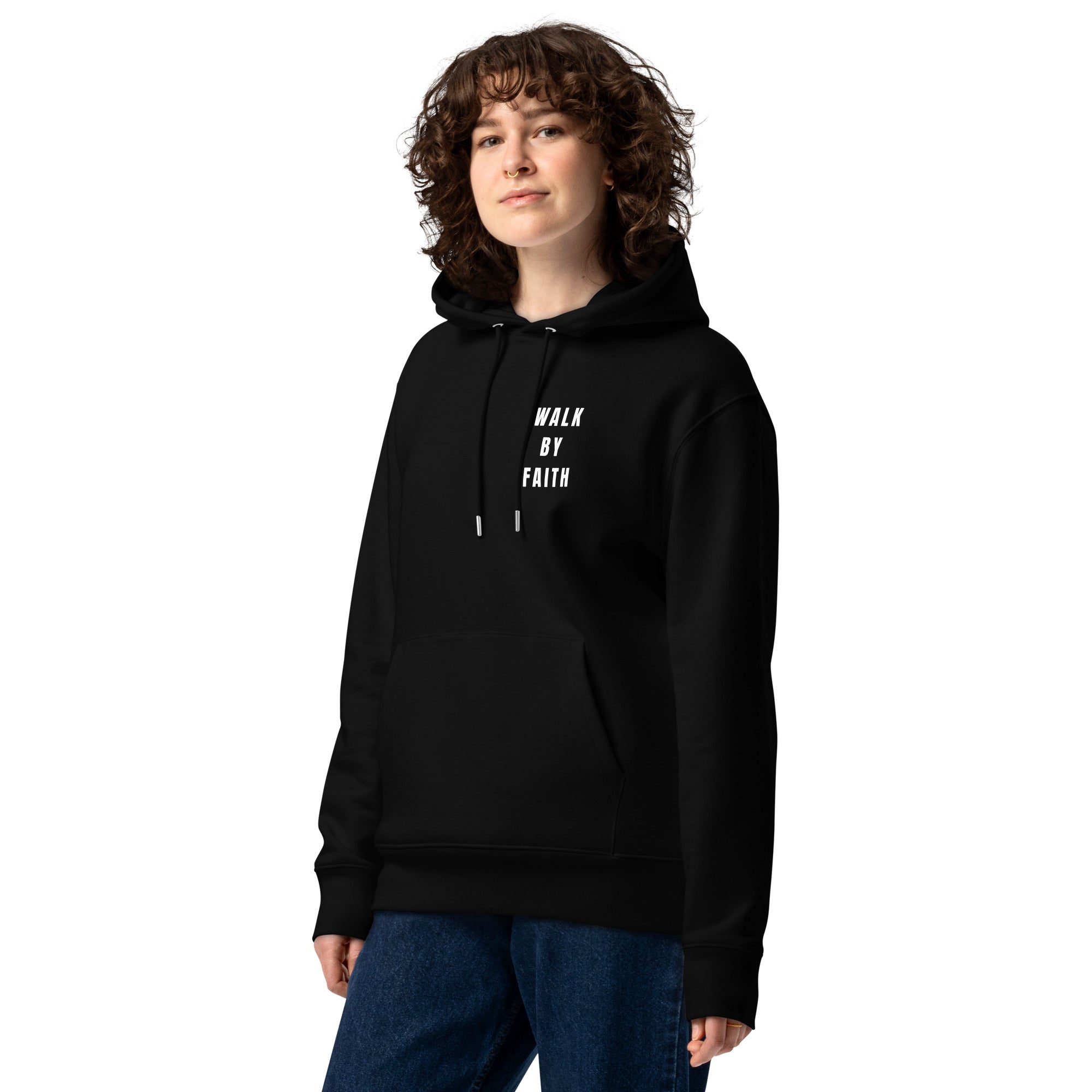 Walk by Faith unisex essential eco hoodie