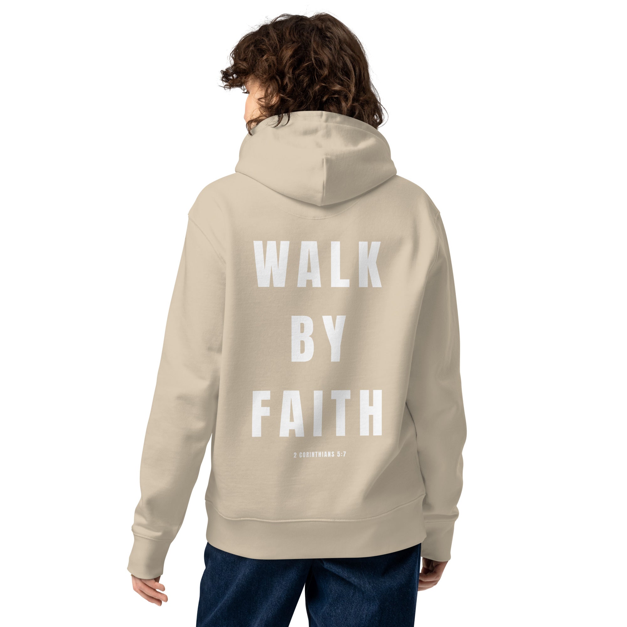Walk by Faith unisex essential eco hoodie