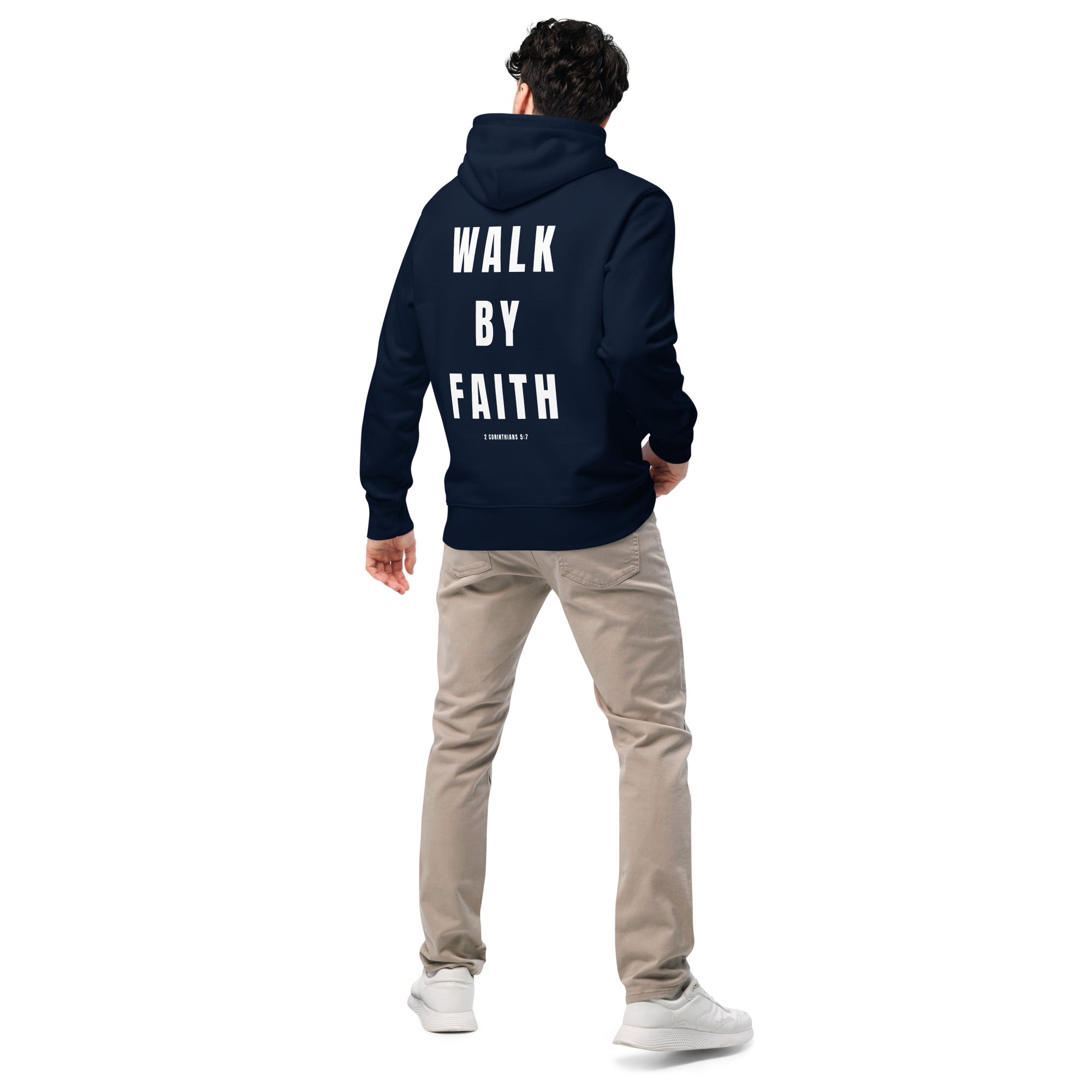 Walk by Faith unisex essential eco hoodie