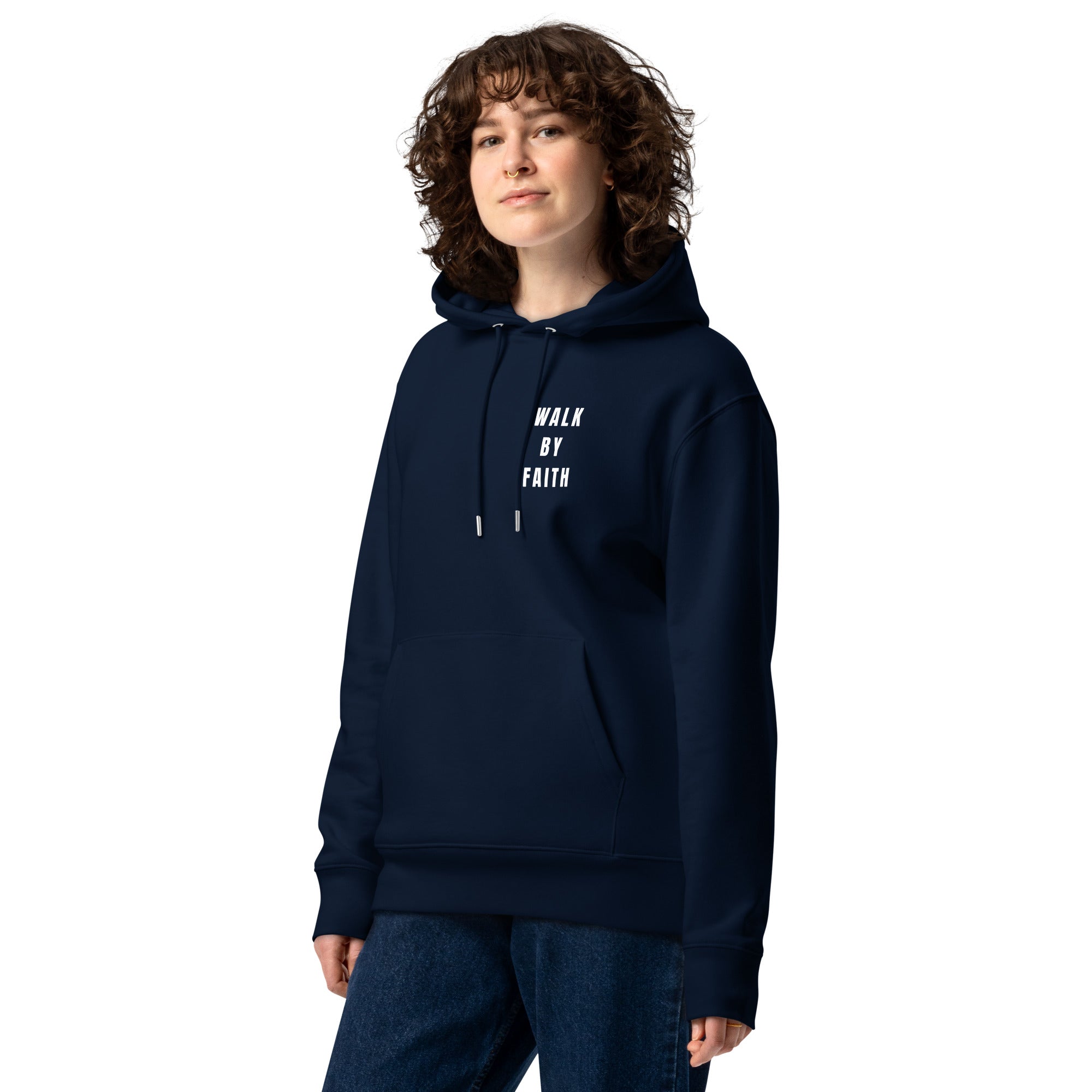 Walk by Faith unisex essential eco hoodie