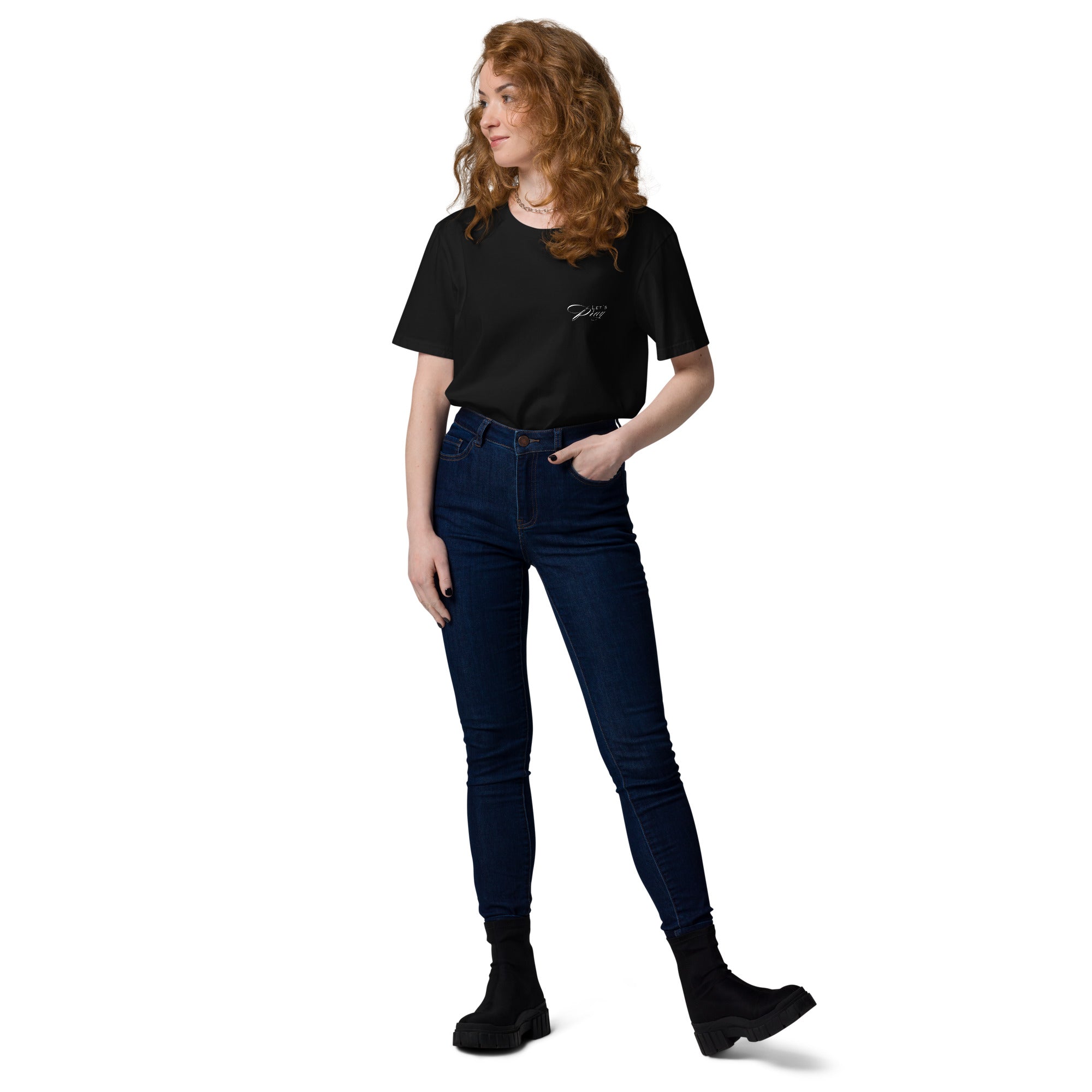 Need prayer unisex organic cotton t-shirt black