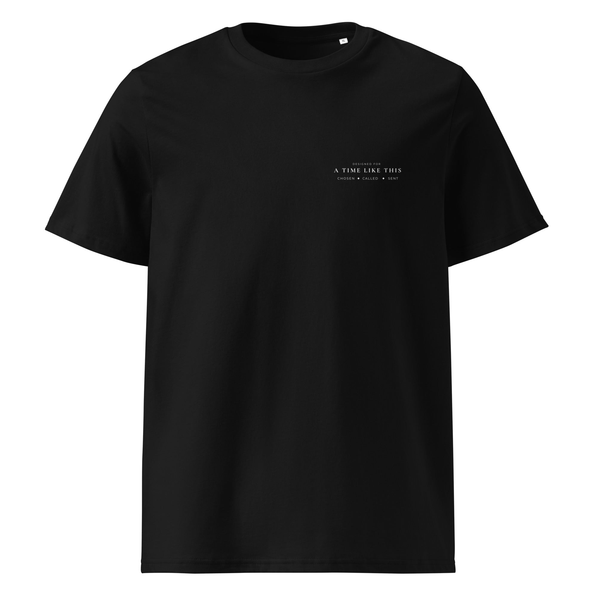 Hooked by Grace unisex organic cotton t-shirt black