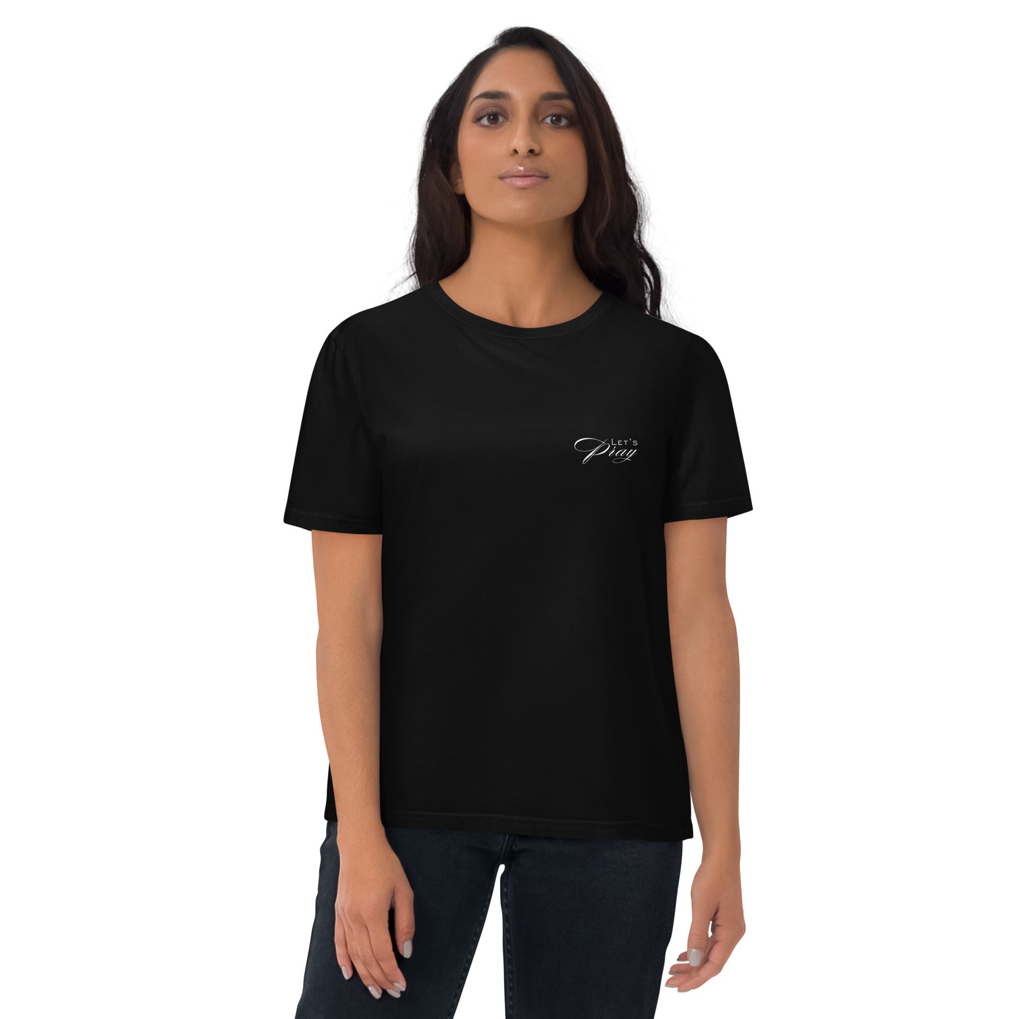 Need prayer unisex organic cotton t-shirt black